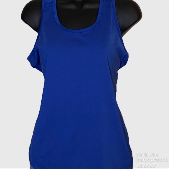 Danskin Now Tops - Dan skin Now blue racer back tank